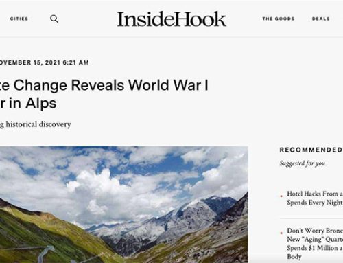 INSIDEHOOK Climate Change Reveals World War I Bunker in Alps