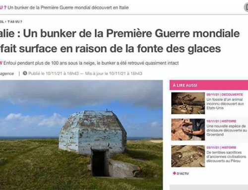 20 MINUTES FRANCE Italie : Un bunker de la Première Guerre mondiale refait surface en raison de la fonte des glaces